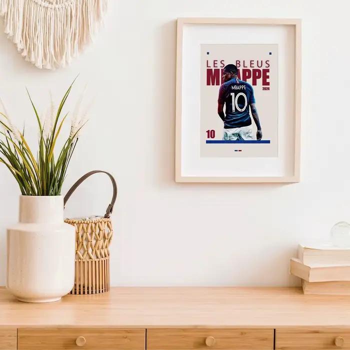 K-Kylian M-Mbappe Posters, Football First, Canvas Art Print, Home Decoration, Wall Painting, Picture