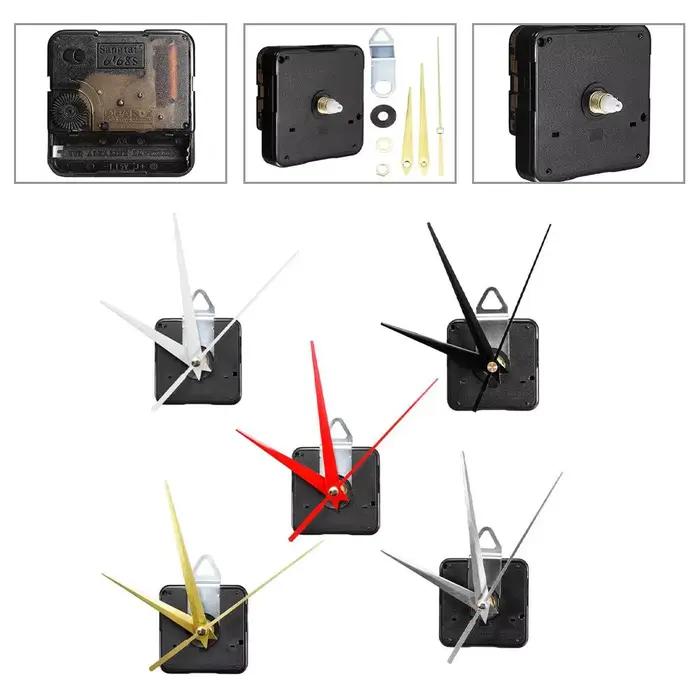 Ensemble silencieux bricolage Quartz horloge murale mécanisme de mouvement Kit remplacement décor à