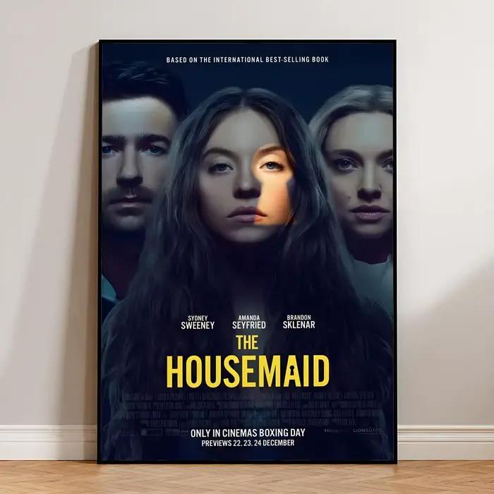 Affiche murale autocollante HD du film The H-Housemaid, imperméable, amovible, ne se décolore pas, p