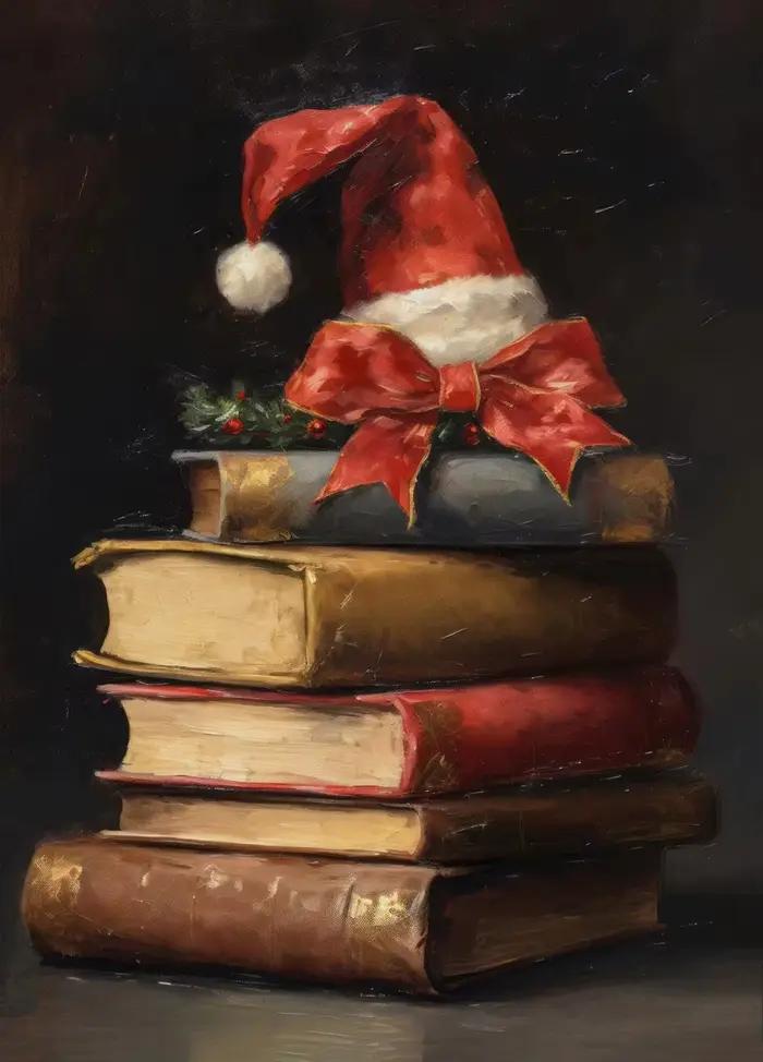 Affiches de Noël, Père Noël, Bonhomme de neige, Homme en pain d'épices, impressions sur toile, art m