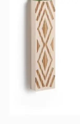 Vase mural en bois de style bohème pour la décoration de la maison, vase de fleurs sèches, plante si