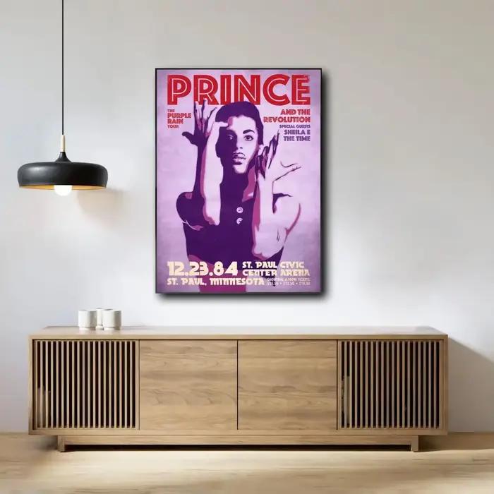 Affiche de Prince, peinture sur toile esthétique, images d'art murales, décoration de Club, de maiso