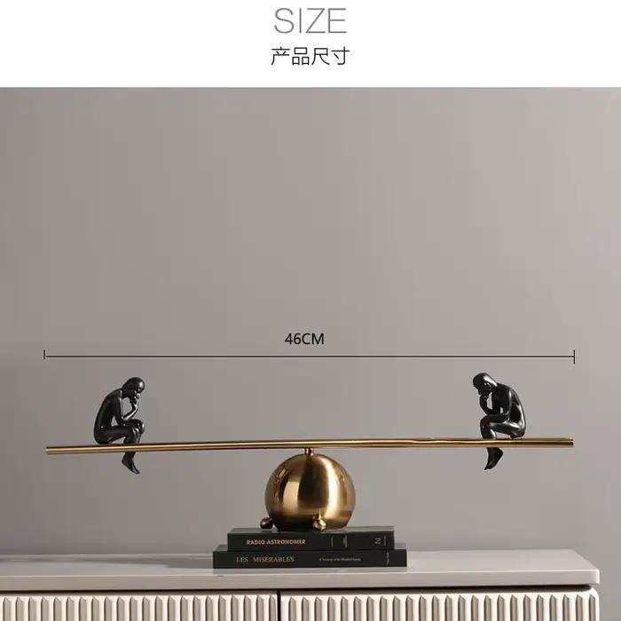 Décoration moderne Simple et créative pour méditer, lumière de luxe pour salon, armoire à vin, meubl