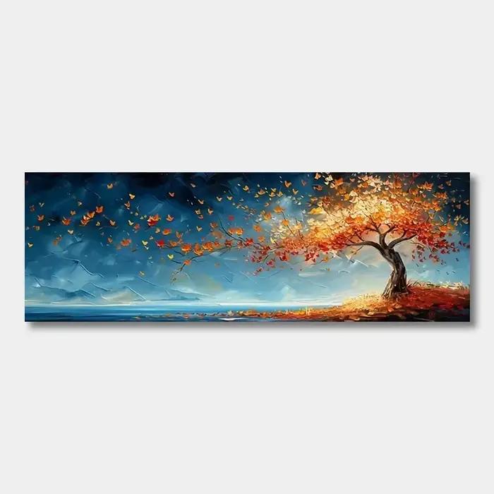 Affiche en toile d'arbre de vie Extra-large, Art mural abstrait, décoration de maison moderne, peint