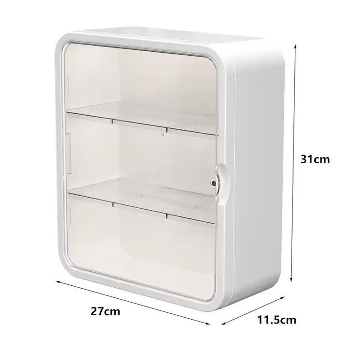 Tenture murale sans poinçonnage, installation familiale, armoire médicale sur pied, support de range