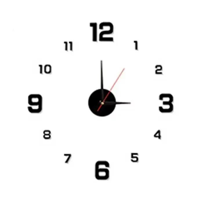  Horloge murale lumineuse horloge numérique autocollants muraux horloge murale pour salon décor à l