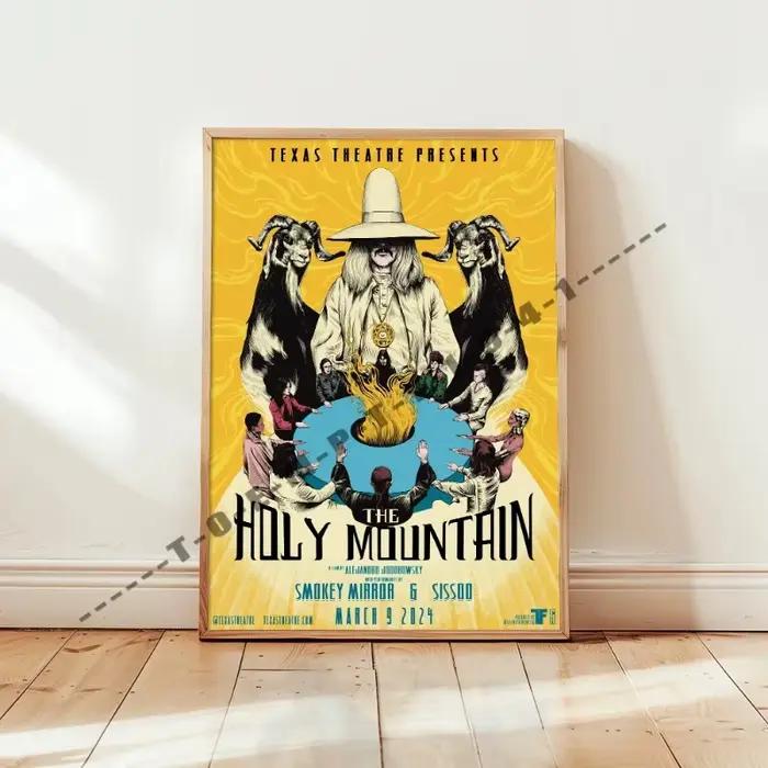 He Holy Mountain – affiche de Film Vintage, couverture de Film imprimée, peinture sur toile d'art mu
