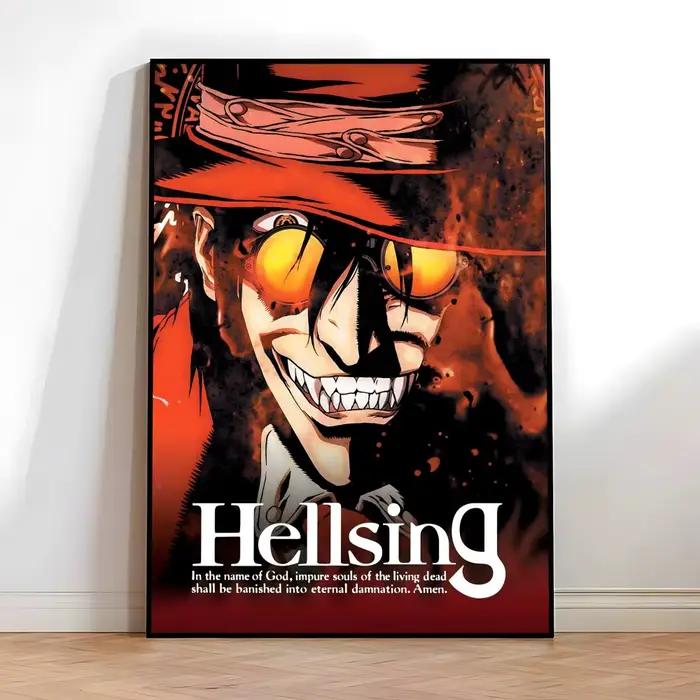 Affiche H-Hellsing, impressions et affiches vintage de haute qualité pour la maison, le bar, le café