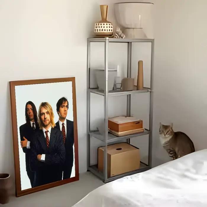 Affiche de groupe de Rock A-N-Nirvana, peinture avec imprimés, décoration de maison, chambre à couch