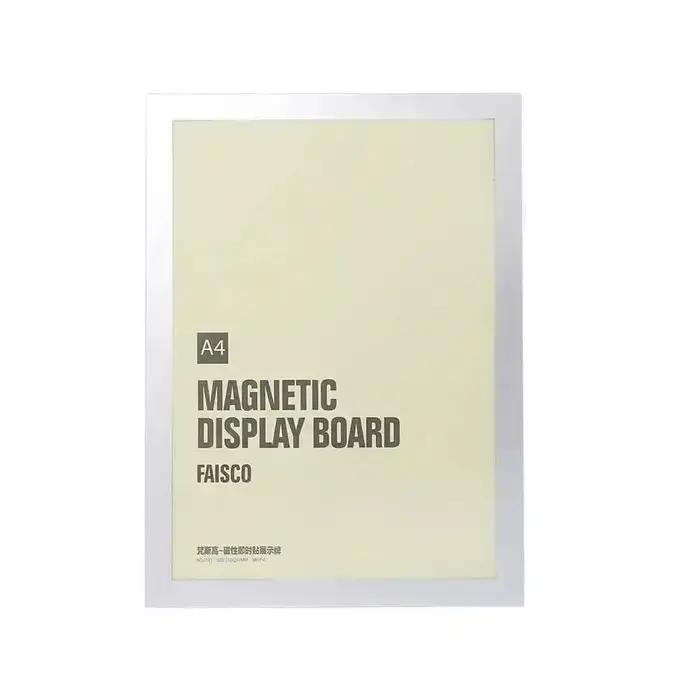 Cadre magnétique auto-adhésif pour affiche publicitaire, cadre photo personnalisé pour bureau, décor