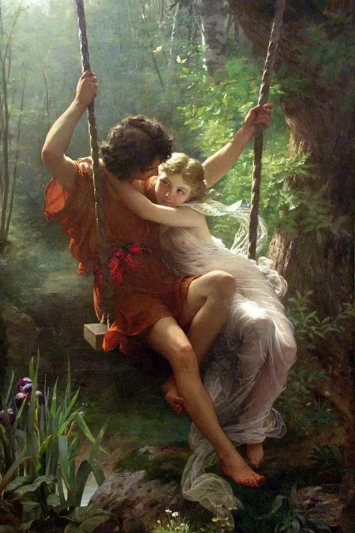 Pierre Auguste Cot-Affiches d'art vintage, peinture sur toile imprimée, art mural, gérer pour chambr