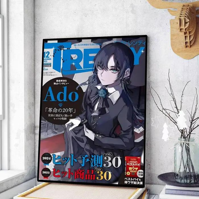 Affiche artistique Singer Ado, impression de style Anime, décoration de maison, cadeau idéal, décora