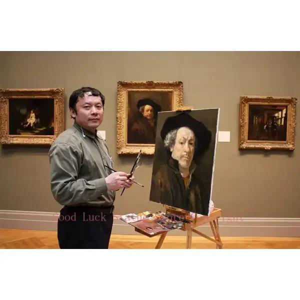 Peinture à l'huile avec copie personnalisée de maître de peinture célèbre, photo peinte à la main, m