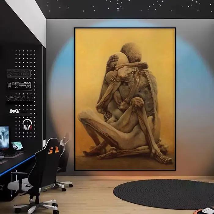 Art z-zdzislaw b-beksinski peinture calligraphie HD toile affiche sans plis imperméable tous les esp