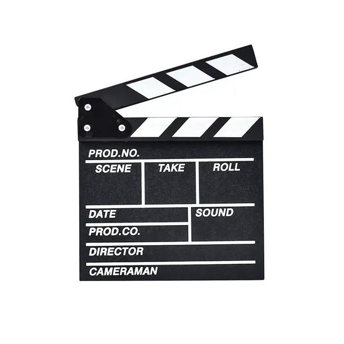 Directeur en bois scène vidéo clapet Tv film cinéma clins photographie accessoire pour enregistremen