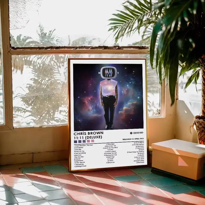 Affiches de films classiques de Chris Brown, affiche de qualité HD, peinture d'art mural, étude, déc