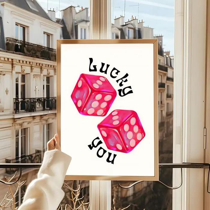 Affiche boule Disco rose, 1 pièce, autocollant d'art mural pour salon, Bar, chambre à coucher, décor