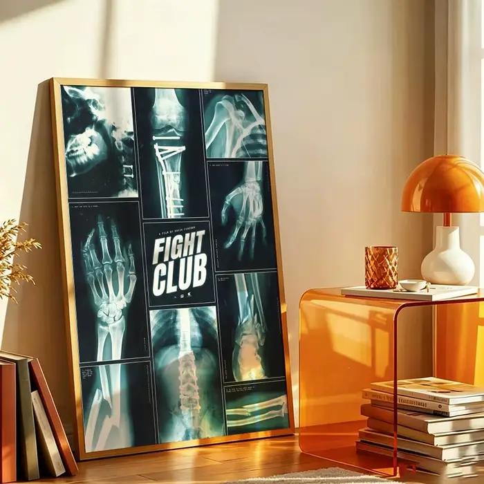 Affiche murale de film F-Fight C-Club, affiche artistique pour salon, chambre à coucher, salle à man