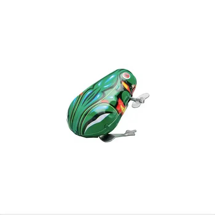 Métal liquidation horloge fer grenouille lapin coq jouets de fête accessoires de loisirs dessin anim