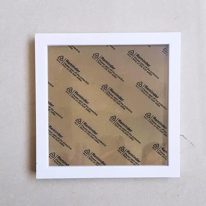 Cadre photo carré de 15 cm, cadre de peinture diamantée, cadre décoratif mural fait main, chambre à