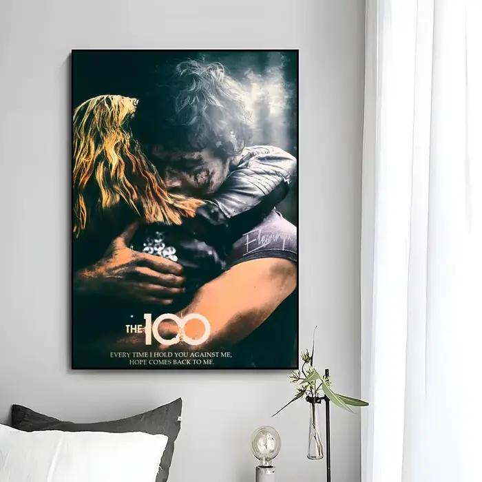 Affiche murale de la série télévisée The 100, impression artistique, peinture murale décorative, déc