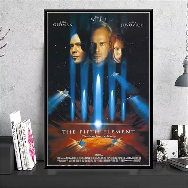 Affiche de film le cinquième élément, toile imprimée, décor mural, images de maison, peintures scien