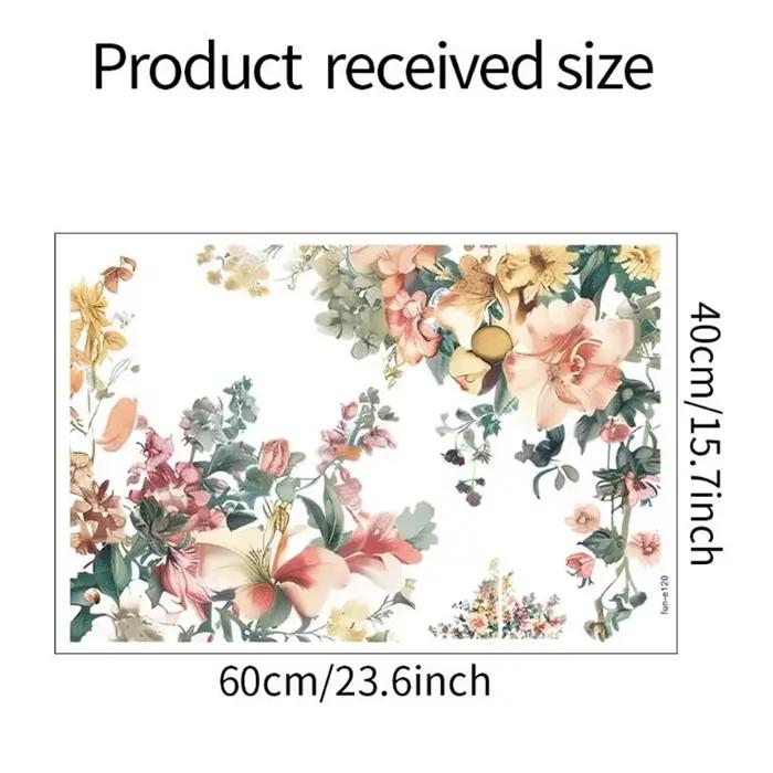 Autocollants muraux en vinyle plante fleur, pour décoration de chambre, accessoires de chambre à cou