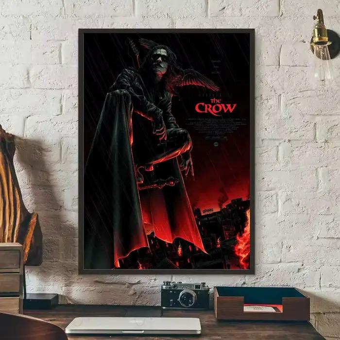 Affiche de film d'horreur The C-Crow, autocollant mural étanche imprimé de haute qualité pour décora