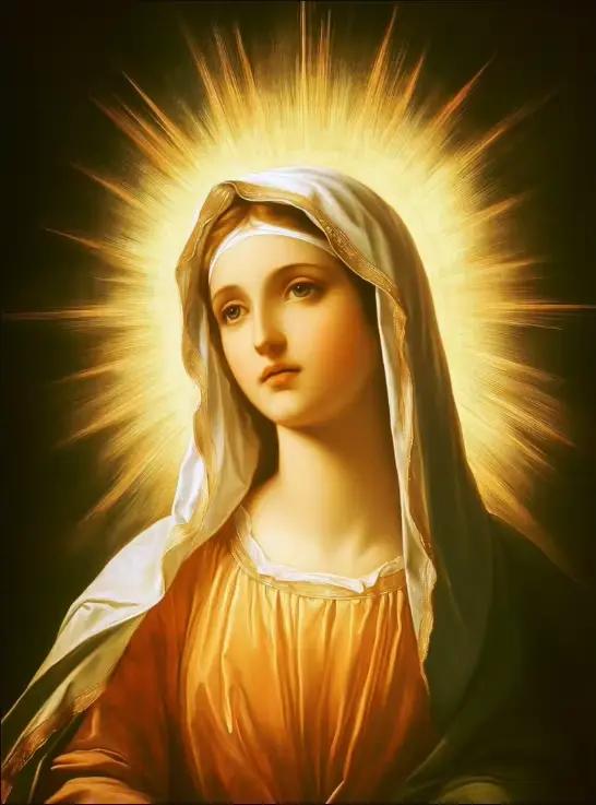 Affiches d'art chrétien sacré cœur jésus, imprimés catholiques, vierge marie Pure, peinture sur toil