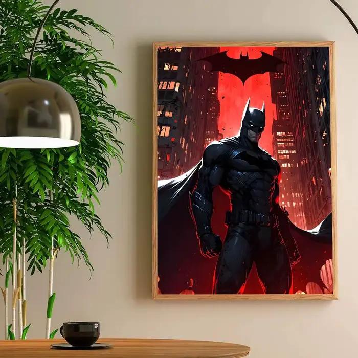 Affiches Cool Hero B-Bat-man, impression HD, décoration murale Vintage pour la maison, la salle d'ét