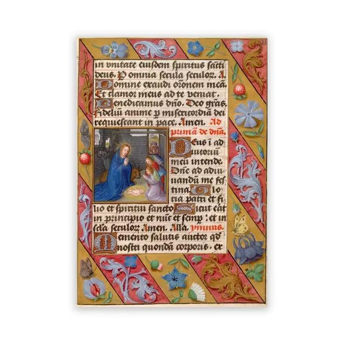 Affiches manuscrites éclairées sur le thème médiéval, imprimés d'art du moyen âge, peinture sur toil