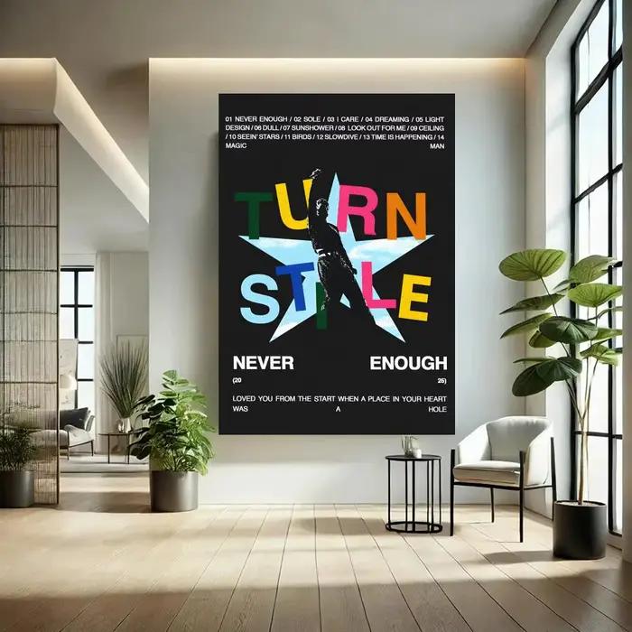 Affiche Singer Turnstile, affiches classiques et impressions d'art mural adaptées aux salons, aux ch
