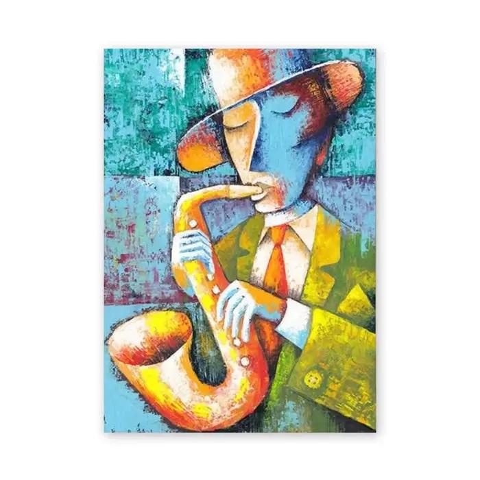 Picasso – affiche de peinture sur toile célèbre, impression de Portrait moderne, Instrument de musiq