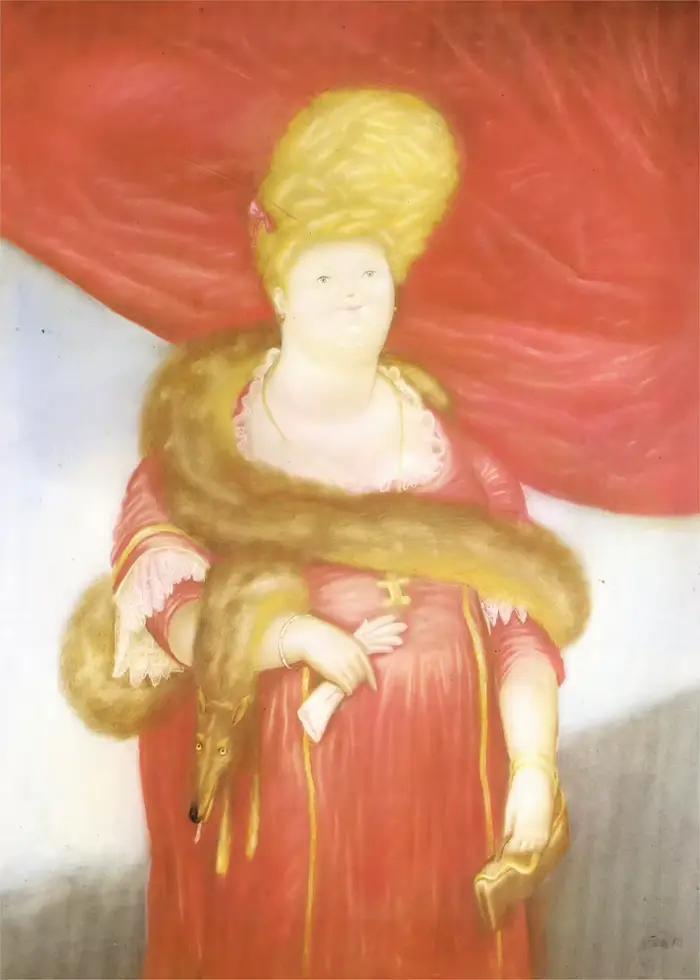Peinture sur toile d'art célèbre de Fernando Botero, style Boterismo, impressions sur toile Mona Lis