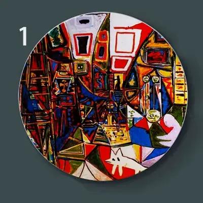 Plaques de peinture Picasso espagnol pour la décoration murale de la maison, affichage de bureau d'i
