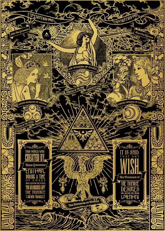 Z-zzelda jeu Vintage affiche légende de Zzelda décor mural classique jeu vidéo imprime toile décorat