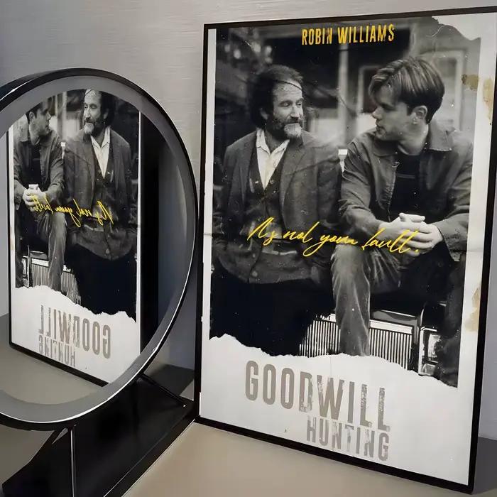 Les autocollants auto-adhésifs du film Sticky Good Will Hunting Poster conviennent à n'importe quell