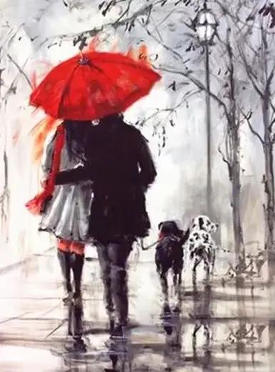 Affiches de paysage de peinture de couple de style nordique, impression sur toile, art mural, gérer