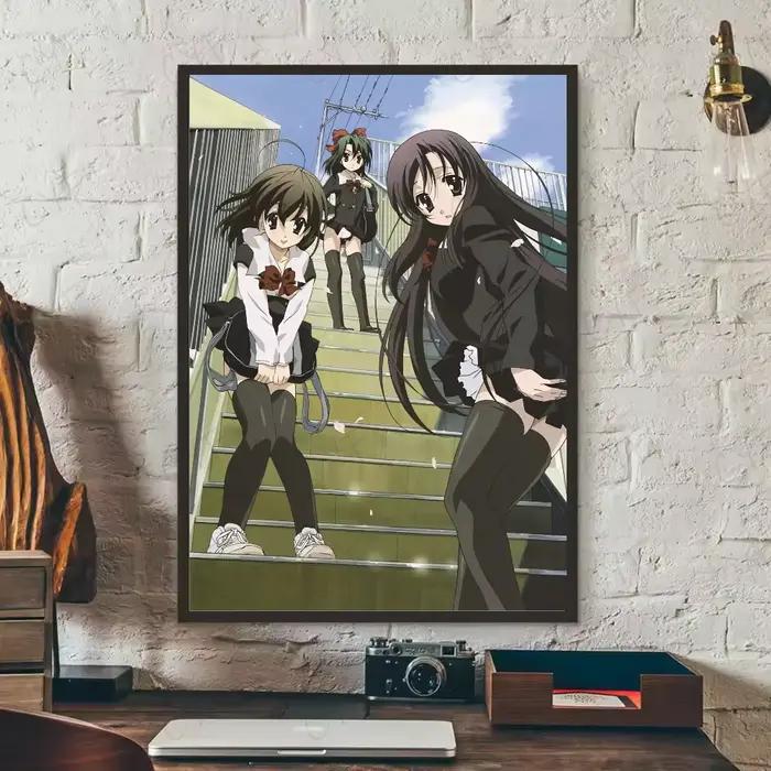 Affiche murale imperméable Katsura Kotonoha, dessin animé s-école Days, affiches imprimées de haute