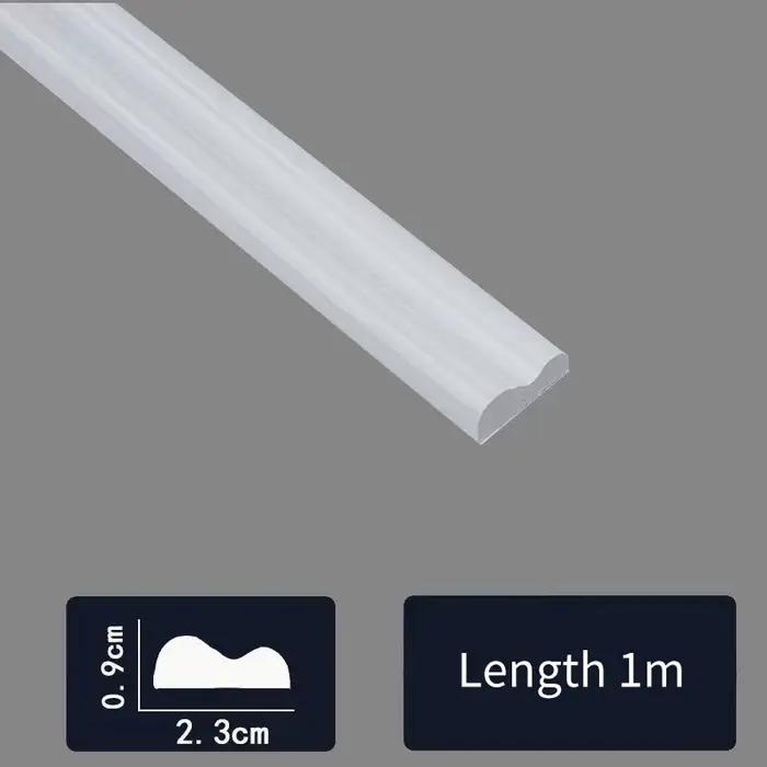 1 rouleau de bandes décoratives auto-adhésives élégantes en Pvc, flexibles et pliables pour murs, so