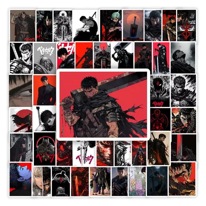 Autocollants Manga Berserk, jouets pour enfants, cadeau pour Scrapbook, journaux indésirables, ordin