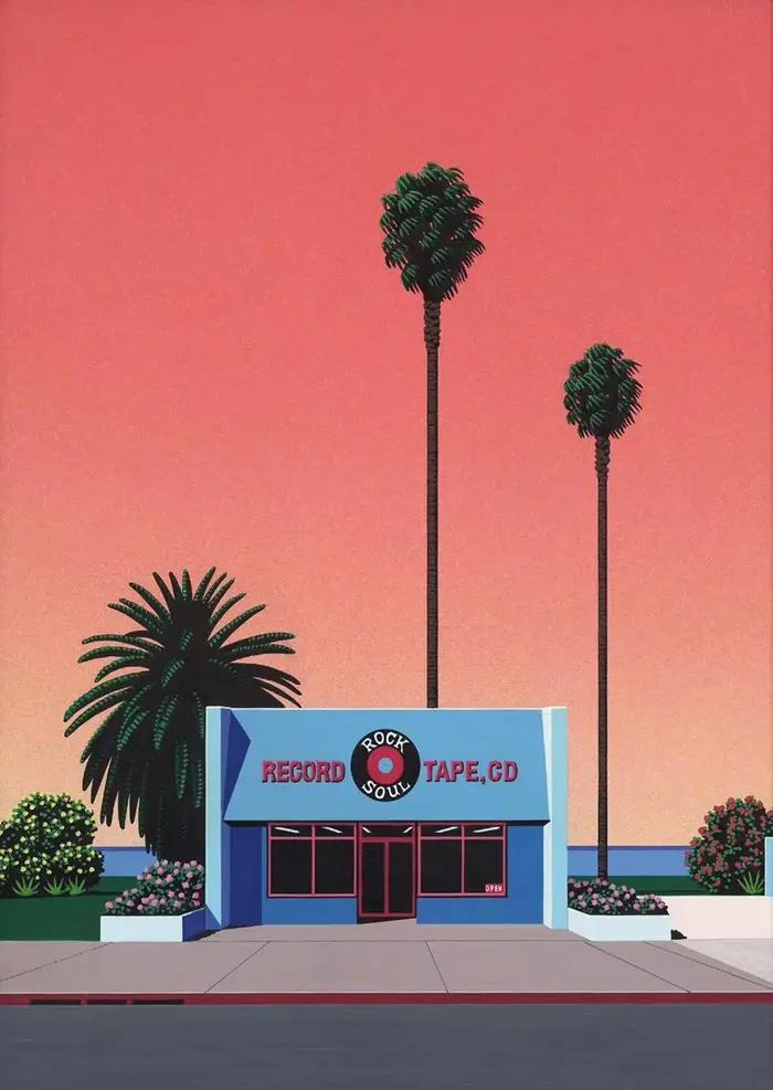 Hiroshi Nagai – affiche de la série Vintage, impression sur toile, images pour la maison, pour le sa