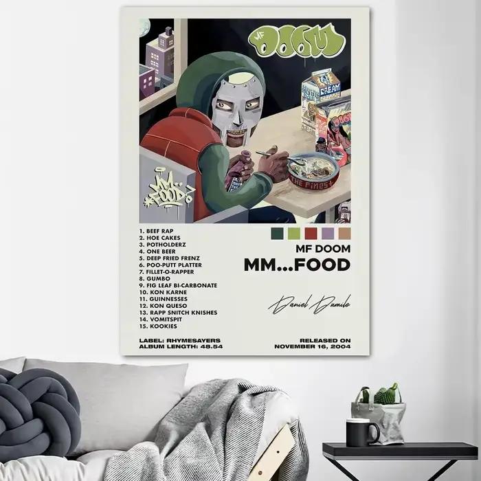 DOOM-Couverture d'album de musique Pop, affiche d'impression sur toile HD, décoration de maison, sal
