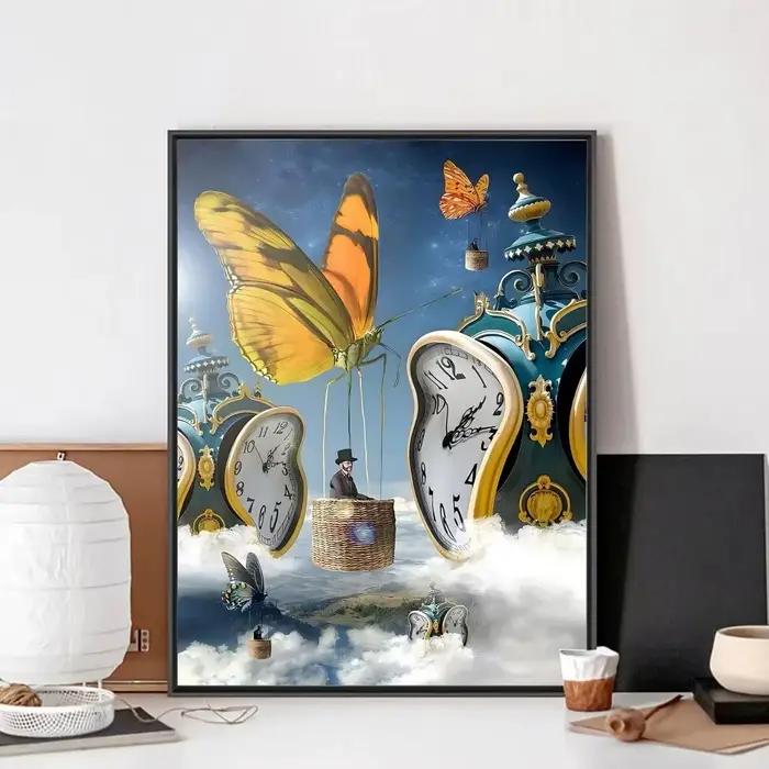 Affiches abstraites de surréalisme de Salvador Dali, toile d'art de mur, peinture, décor d'affiche,