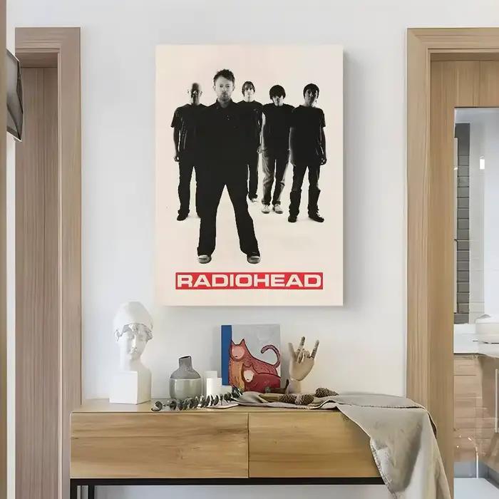 R-Radiohead – affiche arc-en-ciel, art HD, mur collant, étanche, pour la maison, salon, chambre à co