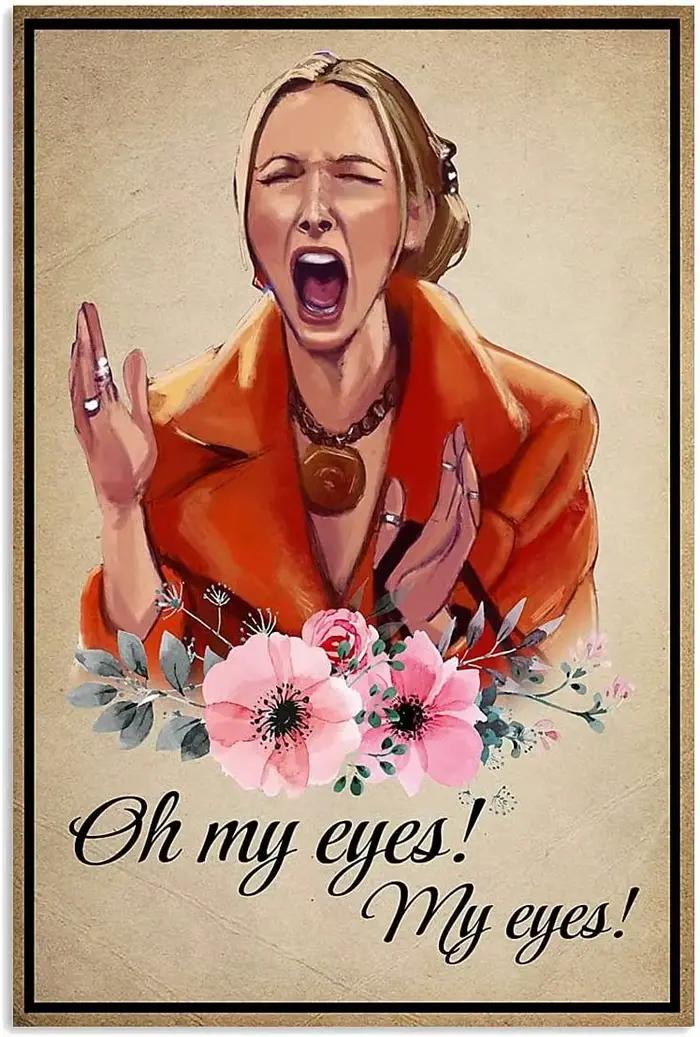 Phoebe Buffay "Oh My Eyes" drôle classique émission de télévision amis affiche toile peinture mur Ar