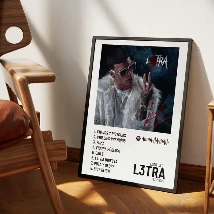 L-Luar La L affiche Album de musique imprime toile liste de piste mur Art photo salon décor à la mai