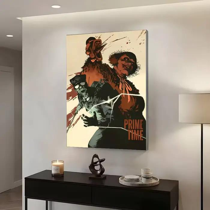 Affiche autocollante de jeu The Outlast Trials, impression d'art mural imperméable, pour salon, cham
