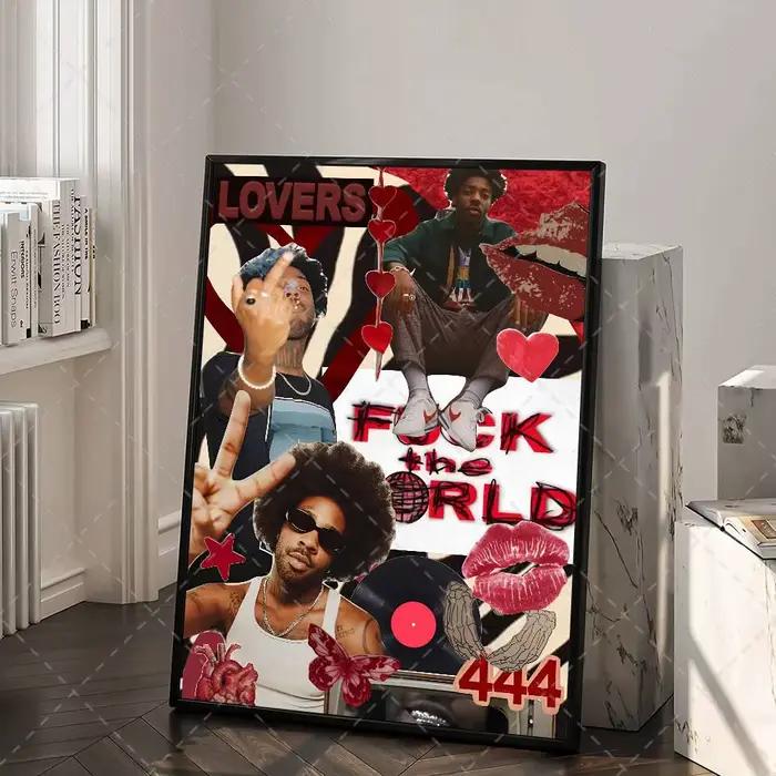 Affiche artistique Singer B-Brent F-Faiyaz avec impressions, décoration pour la maison, la chambre à