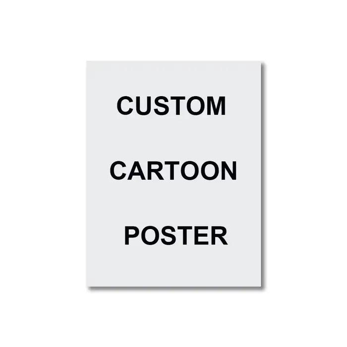 Portrait de style dessin animé personnalisé de la photo Cadeau de Noël de dessin animé personnalisé
